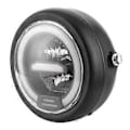 Miniatyrbilde 4 av 5: Retro Stil 1224V LED Frontlykt Høy Lav Stråle Super Sterk Hovedlykt for Motorsykkel Hvitt Lys