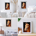 Miniatyrbilde 5 av 5: 5D Diamantmalerisett 30x40cm DIY Fargerik Hest Diamantkunst Ki