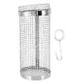 Miniatyrbillede 1 af 5: Grillkurv til grillning, rustfrit stål, varmebestandig, rustforebyggende BBQ-grillbur med krog til campingfest 20 cm/7,9 tommer