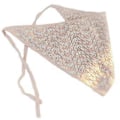 Pikkukuva 1 / 5: Söpöt neulotut hiushuivit hedelmäkuviolla, söpöt hiustarvikkeet, mukava kolmionmuotoinen pääpanta tyylikkäille naisille khaki wavy pattern
