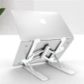 Miniatyrbillede 4 af 5: Laptop Stativ, Foldbar Desktop Laptop Stativ, Bærbar Justerbar Laptop Stativ, Gave til Ham, Pink
