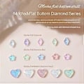 Miniatyrbild 5 av 5: 50 st/förpackning Romber Nagelberlocker Hjärtan Nagelkonst Berlocker Manikyr Tillbehör Stjärna Nagel Strass Berlocker DIY Nagelmaterial love