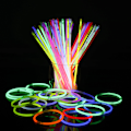 Miniatyrbillede 1 af 5: 100 Fluorescerende Armbånd + 100 Forbindelser - Premium Kvalitet