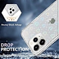Pikkukuva 2 / 5: Yhteensopiva iPhone 11 Pro Max -kotelon kanssa Laser Bling Glitter Sateenkaari Rakkaus Sydän Kotelo, Söpö Kuvio Suunniteltu iPhone 11 Pro Max -kotelolle Tytöt Naiset