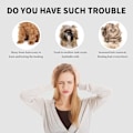 Miniatyrbillede 4 af 5: Stor fast Slicker børste & kæmmesæt til kæledyr, ekstra lang nål Slicker børste til hunde Goldendoodles, stor hundepleje trådbørste og fjernelse af hår, fjerner langt og løst hår & underuld, 25mm(1\")(Grøn)