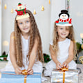 Miniatyrbillede 3 af 5: 12 Styk Julepapirkrone Partyhatte til Børn Hovedbånd Santa
