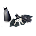 Miniatyrbillede 3 af 5: Mænds nøglering, 1 Batman nøglering i kunstlæder, Unisex nøglering