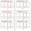 Miniatyrbillede 5 af 5: DIY Flydesand Blankt Kort Mursten Transparent Akrylplade Flydesandsform Tomme Plader til DIY Håndlavet Flydesandshåndværk Style 6