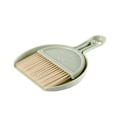 Miniatyrbilde 1 av 5: Nordisk grønn mini støvbrett og feiesett, bærbar liten kost a