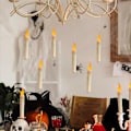 Pikkukuva 3 / 5: Halloween-koristeet - 12 kelluvaa LED-kynttilää kaukosäätimellä