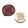 Miniatyrbilde 1 av 5: Plante Voks Seglstempel Heks Gresskar Seglvoksstempel for Invitasjonskonvolutter Kort Brev Scrapbooking Dekorasjoner rose 2