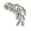 Miniatyrbild 1 av 5: Belyst Palm Garland Timer 180 cm 120 LED-lampor Batteridriven Konstgjord Med Lampor För Sommar Julbord Öppen Spis