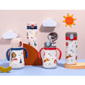 Miniatyrbilde 2 av 2: Vannkopp, Baby Drikkekopp Med Håndtak, Baby Lær Drikking