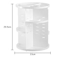 Miniatyrbillede 2 af 5: Hvid 360 graders roterende kosmetikmanager, 7-lags justerbar ac