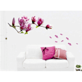 Miniatyrbillede 1 af 5: Interiør spisestue soveværelse stue baggrund dekoration magnolia blomst vægklistermærke til hjem og have dekoration