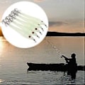 Miniatyrbilde 2 av 5: 5 stk. Selvlysende blekksprut fiskesluk agn jigg kroker - Grønn