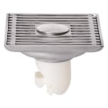Miniatyrbilde 1 av 5: Gulvrist i rustfritt stål med luktfilter, 10 cm tykkelse, 304 rustfritt stål