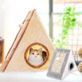 Miniatyrbild 4 av 5: Triangel Kattklätterställning Kattbädd Soffa Hus Slipning Klo Sisal