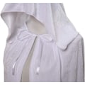 Miniatyrbillede 3 af 5: Unisex Full Length Hooded Robe Cloak Lang Fløjls Kappe Cosplay Co