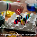 Miniatyrbild 3 av 3: 60 st 2 påsar Små Livslika Simulerade Ägg Härliga Plastform Dekorationer