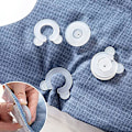 Miniatyrbillede 5 af 5: Dynetæppe Clips, 12 stk. Gennemsigtige Dyneclips i Plastik til at Holde Dynen