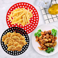 Miniatyrbillede 5 af 5: Airfryer-måtte, Diealles Shine 2 stk. 8 tommer og 9 tommer silikone-airfryer