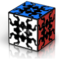 Miniatyrbilde 1 av 5: 3x3x3 Rubiks kube med 3D girstruktur, innebygd flisdesign Tetrahedral Speed Puzzle Cube for Brain Development Puzzle Game