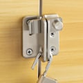 Miniatyrbild 2 av 4: Skjutdörrslås Hänglås Hasp Dörrlås Spärrlås Stöldskydd H
