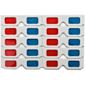 Miniatyrbillede 1 af 5: 10 Par 3D Papirkortbriller Universelle 3D Briller Papirkortbriller