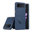 Pikkukuva 1 / 4: Silikoninen Integroitu Rengaskotelo Samsung Galaxy Z Flip4:lle Blue