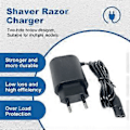 Miniatyrbillede 2 af 5: 12V 0.4A Erstatningsbarbermaskineoplader til Braun Series S3 S5 S7 S8 S9 Elektrisk Barbermaskine Oplader Adapter