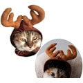 Miniatyrbild 2 av 5: Julskogsdjurdräkt katt hundmössa husdjurskläder hatt