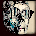 Pikkukuva 2 / 5: Disco Ball Shining Mirror Mask..