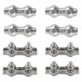 Miniatyrbilde 1 av 5: M2 Duplex Clips Kabelbindere 304 Rustfritt Stål Duplex Linjeklips