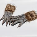 Pikkukuva 4 / 4: Werewolf-käsikäsineet - Karvaiset Susien Kynnet Kädet Kynnet Hirviö