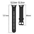 Miniatyrbillede 5 af 5: Silikonerem til Xiaomi Mi Band 7 Pro Udskiftning Blød TPU Armbånd til 5,5-8,7 tommer