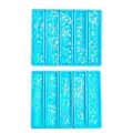 Miniatyrbillede 1 af 5: Resin Bogmærkeform med Hjertevedhæng Rektangel Silikoneforme Holografiske Lasere Bogmærker Fremstilling af Forme DIY Håndværk Blå Blue3
