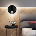 Miniatyrbillede 4 af 5: Nirvana Væglamper Led Natlampe 7W+3W med Dobbelte Kontakter til Boglæsning, Loft Sengegavl Læse Væglampe, 3000K Natlæselampe