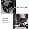 Miniatyrbillede 4 af 5: 1 Par Cykelpedalstropper Pedal Tåclips Fast Gear Cykelstropper