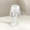 Miniatyrbilde 5 av 5: Krystallbordlampe, krystalldiamantbordlampe