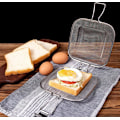 Miniatyrbilde 1 av 5: Sandwichklemme 304 rustfritt stål toast brød baking nett baking b