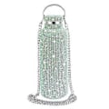 Miniatyrbillede 1 af 5: Diamant Vandflaske Bling Rhinestone Rustfrit Stål Termoflaske Green