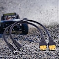 Pikkukuva 5 / 5: XT60 - DC5.5x2.1mm/DC5.5x2.5mm latauskaapeli aurinkopaneelille ja FPV-näytöille, virtajohto (Plug and Play) 5.5x2.5mm male