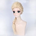 Miniatyrbilde 1 av 2: Jenter Blond Flettet Parykk Lang 27 Tommers Cosplay Parykker Syntetisk Hal