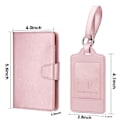 Miniatyrbilde 3 av 5: (Rosa), Passveske + Flymerke, 2-delt sett, Kuffertmerke, Su