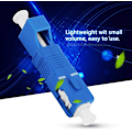 Miniatyrbillede 4 af 5: Fiberoptisk adapter, SC han til LC hun hybrid single mode fiber