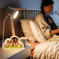 Miniatyrbillede 4 af 5: 1 stk. Pink LED Cloud Lampe Tulipan Lampe, Clouds Tulipan Natlampe med