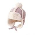 Miniatyrbillede 1 af 5: Baby Drenge Ushanka Øreklap Vinter Trooper Hue Unisex Børn Trapper Hat, Lilla