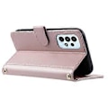 Miniatyrbild 3 av 5: För Samsung Galaxy A32 4G (EU Version) Crossbody Mobilskal Rombleder Plånboksfodral Style C