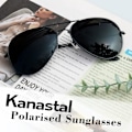 Pikkukuva 3 / 5: Musta kehys - Fly Polarized aurinkolasit miehille ja naisille Premium